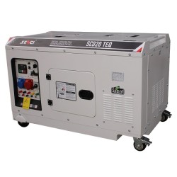 Шумоизолиран дизелов трифазен генератор Senci SCD20 TEQ, 230/400 V, 16 kW / 20 kVA